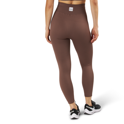 Rib Seamless Tights 2.0 Taupe