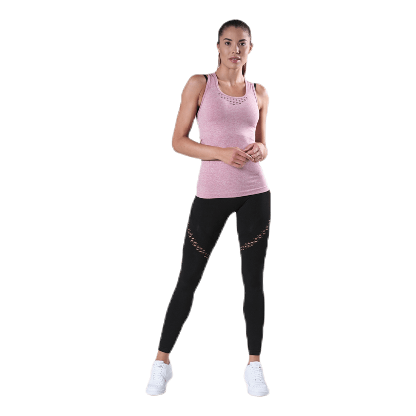 Fitness Seamless Mesh Tank Pink