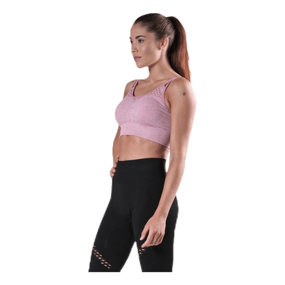 Fitness Seamless Mesh Bra Pink