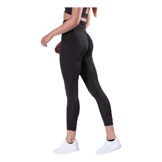 Fitness Scrunch Tights 7/8 Black