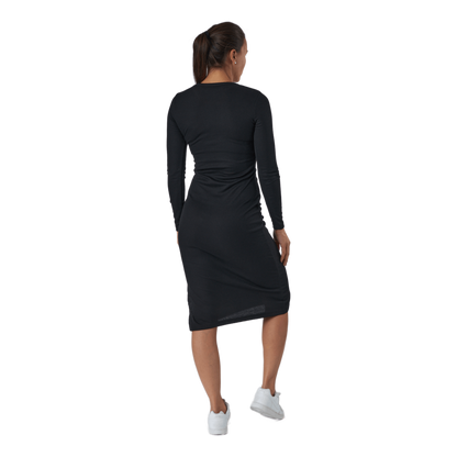 Quinn Rib Dress Black