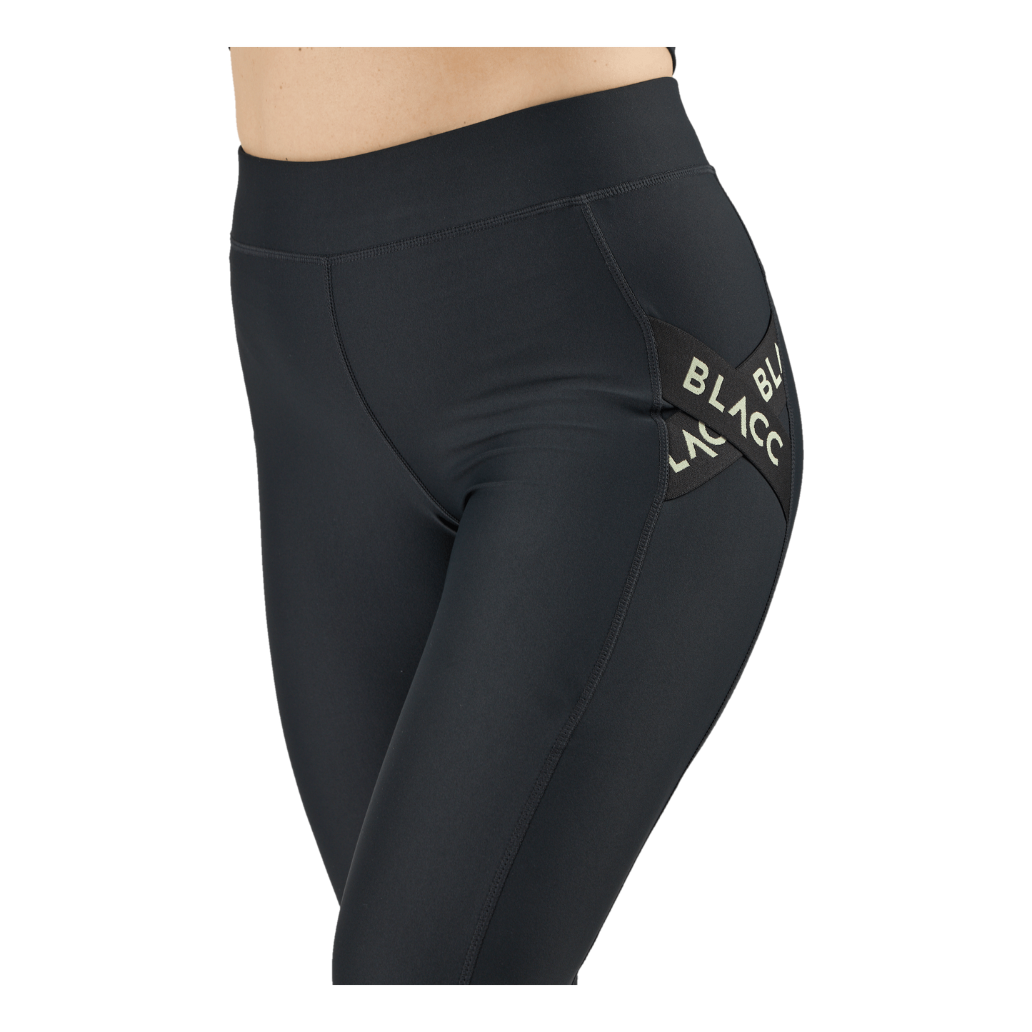 Power X High Waist Tights Black / Green