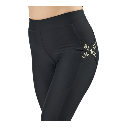 Power X High Waist Tights Black / Green