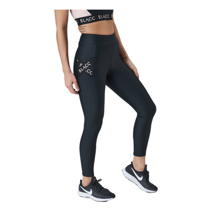 Power X High Waist Tights Black / Pink