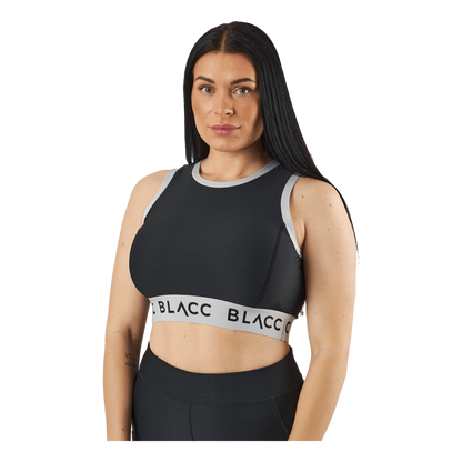 Power X Crop Top 2.0 Black/white