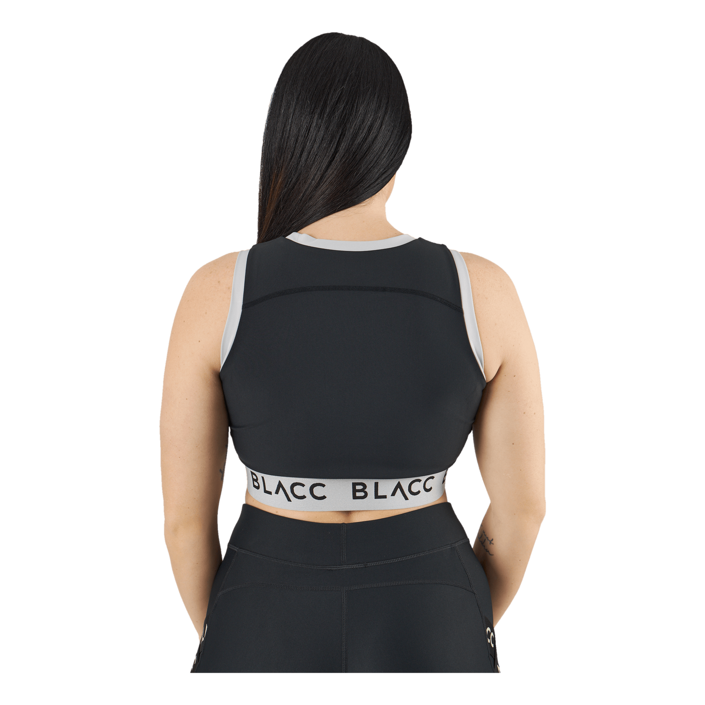 Power X Crop Top 2.0 Black/white