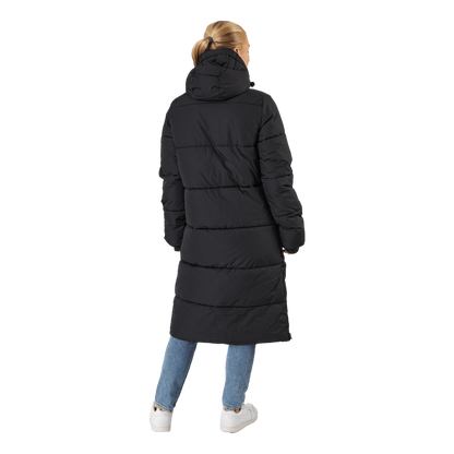 Long Hood Down Parka Black