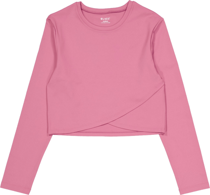Ella Overlap Long Sleeve Top Mellow Mauve