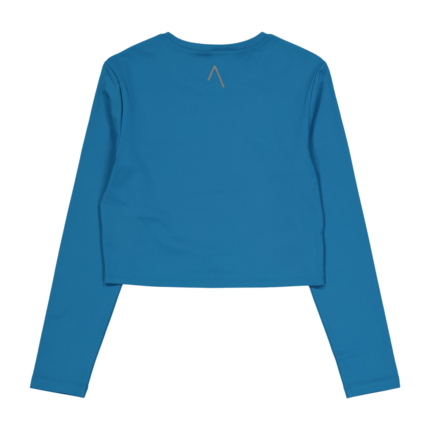 Ella Overlap Long Sleeve Top Blue Coral