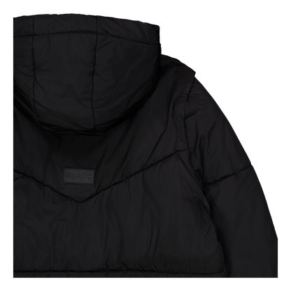 Maya Padded Hybrid Jacket Jet Black