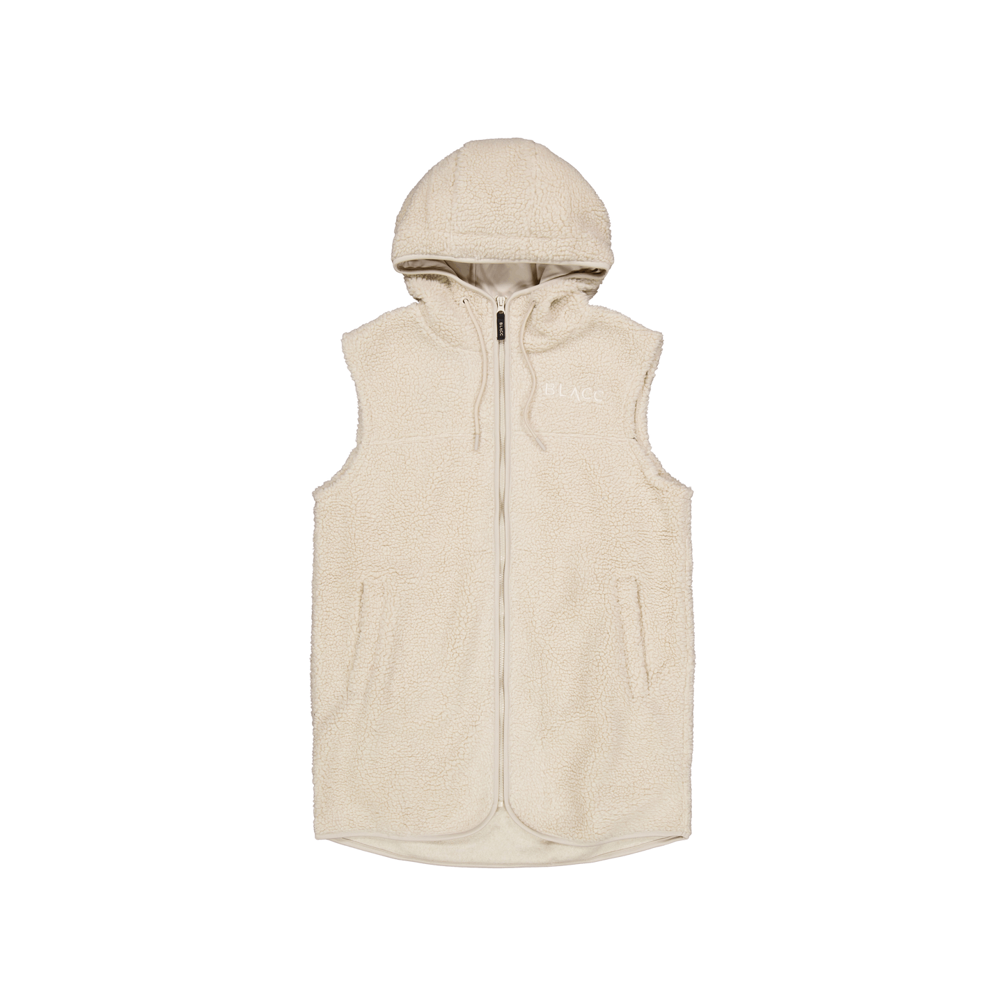 Pile Long Vest Oatmeal