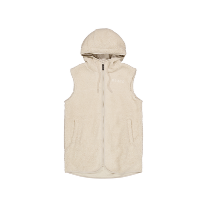 Pile Long Vest Oatmeal