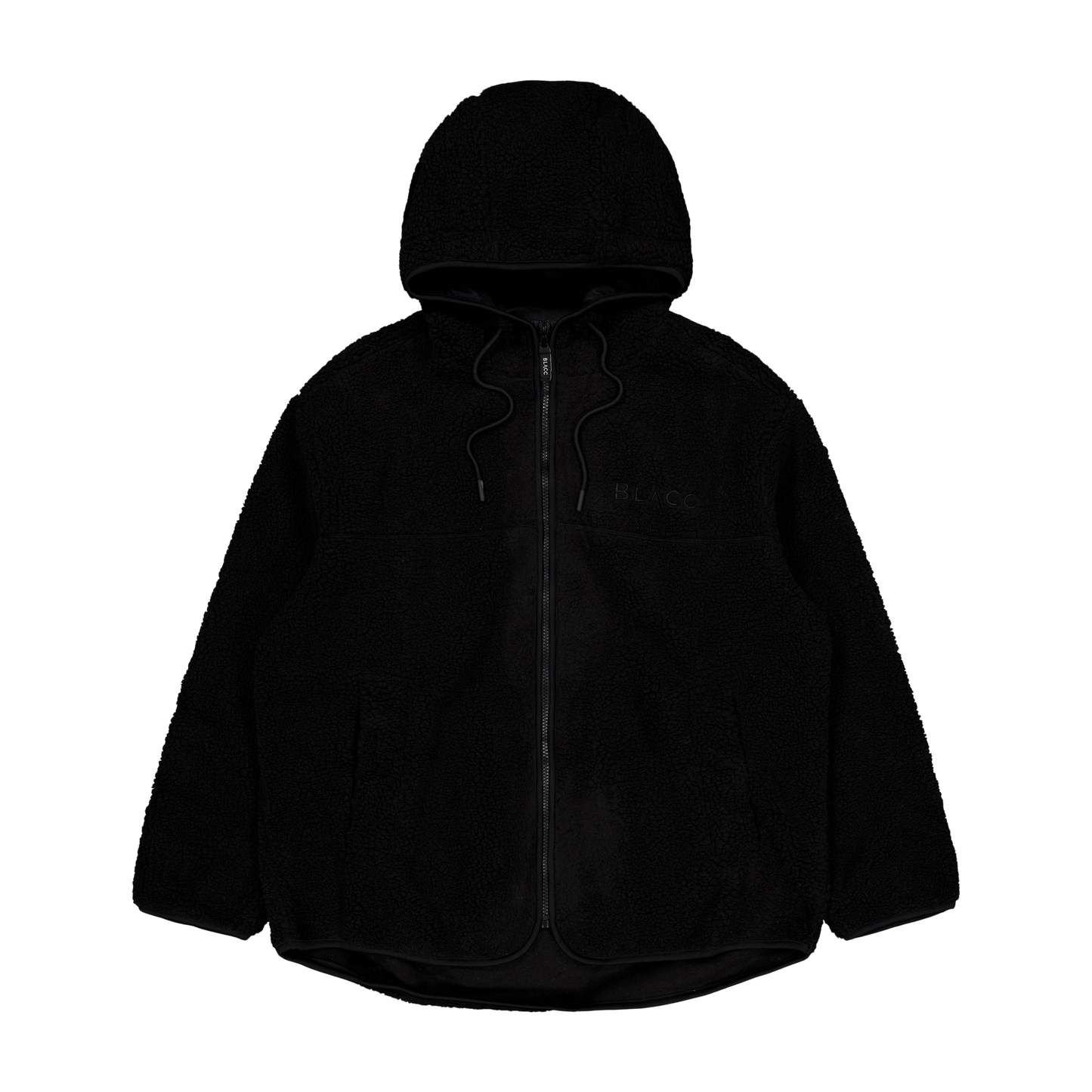 Pile Hood Jacket Jet Black