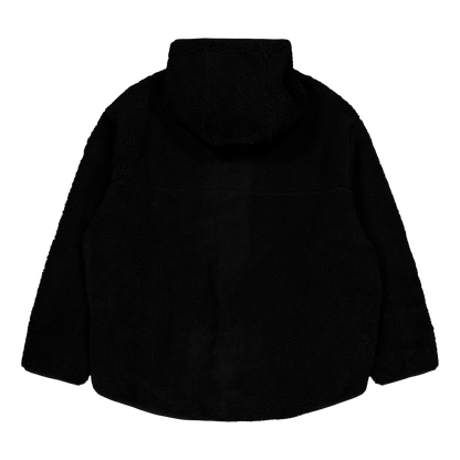 Pile Hood Jacket Jet Black