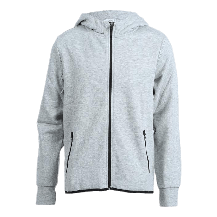 Jr Charles Zip Hoodie Grey