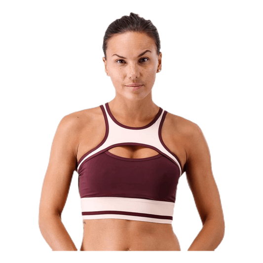 Hop Sports Bra  Purple/Pink/White