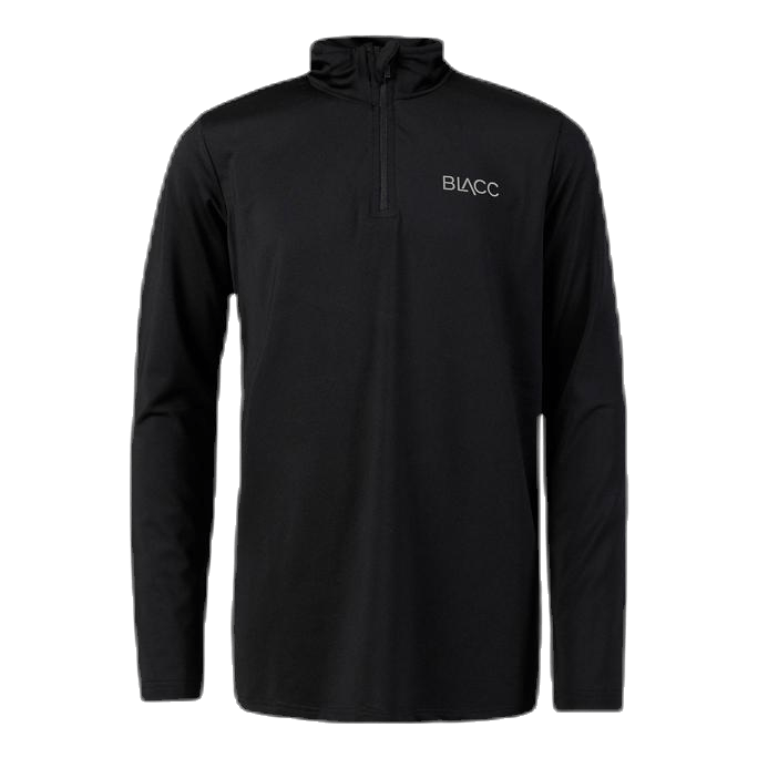 Junior Toby Half Zip Running Black