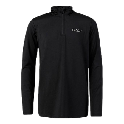 Junior Toby Half Zip Running Black