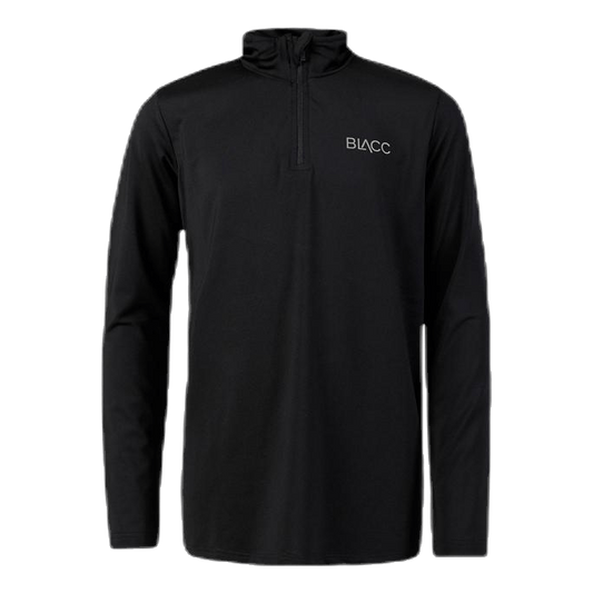 Junior Toby Half Zip Running Black