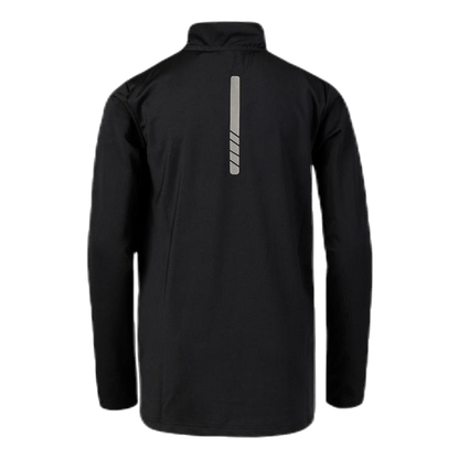 Junior Toby Half Zip Running Black