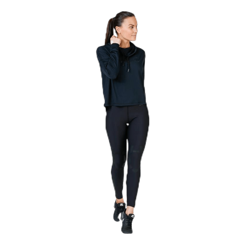 Faxi Crop Sweater Black