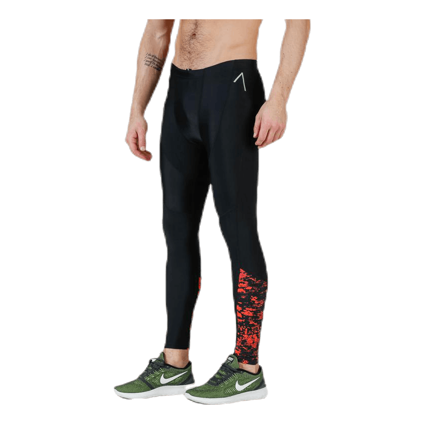 Brace Compression Tights Black/Red