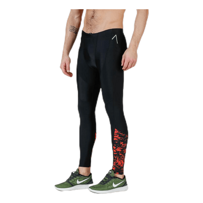 Brace Compression Tights Black/Red