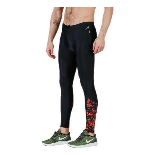 Brace Compression Tights Black/Red