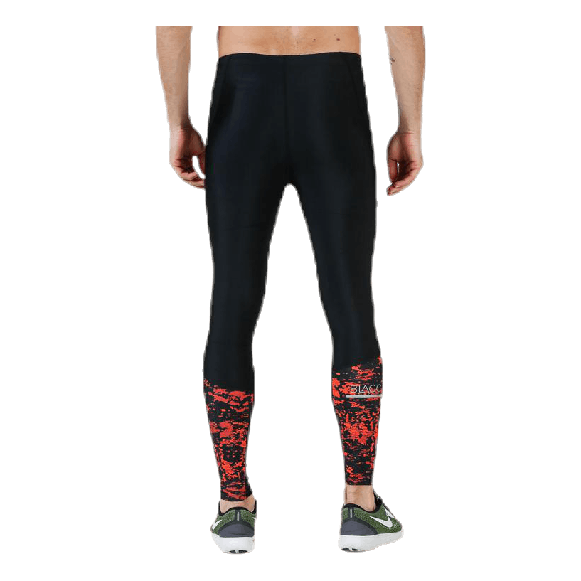 Brace Compression Tights Black/Red