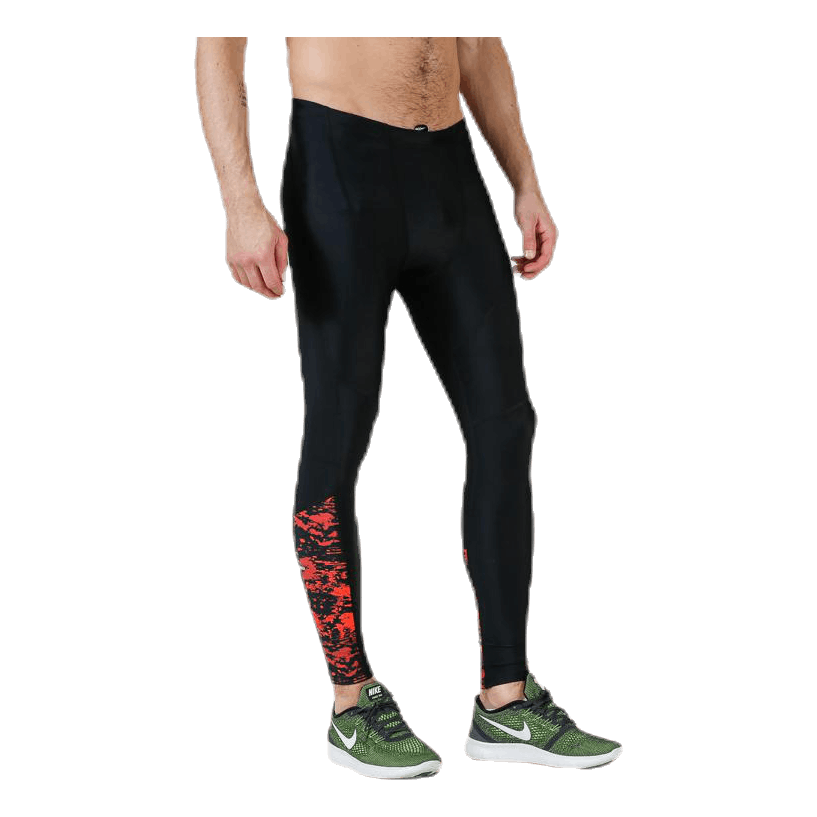 Brace Compression Tights Black/Red