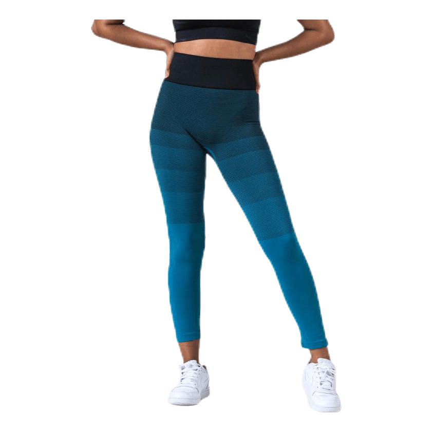 Gradient Seamless Tights Blue