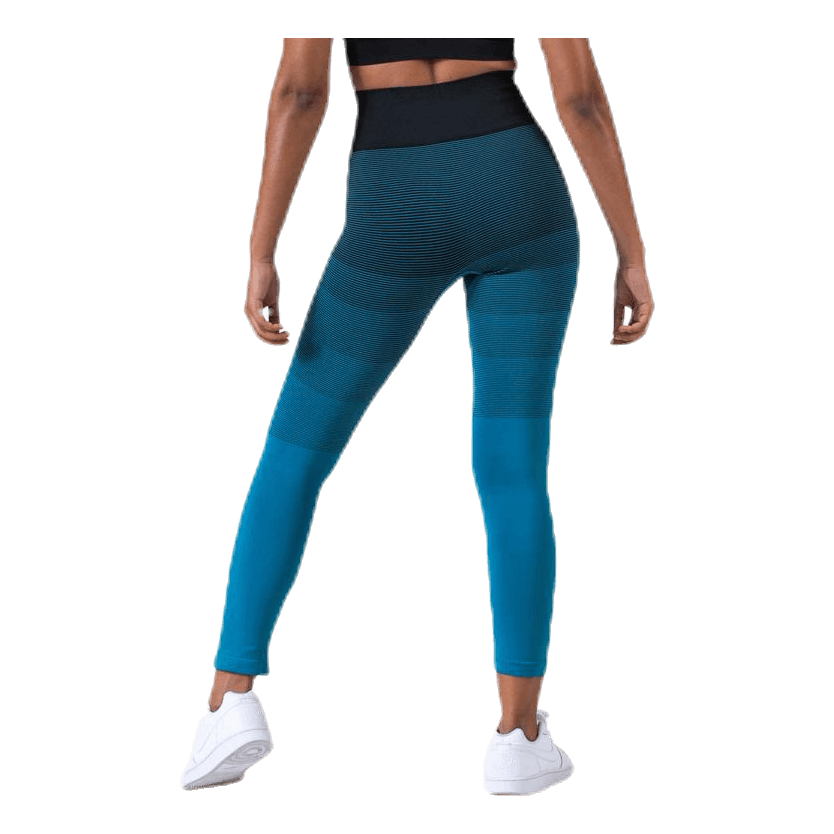 Gradient Seamless Tights Blue