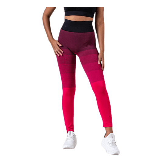 Gradient Seamless Tights Pink