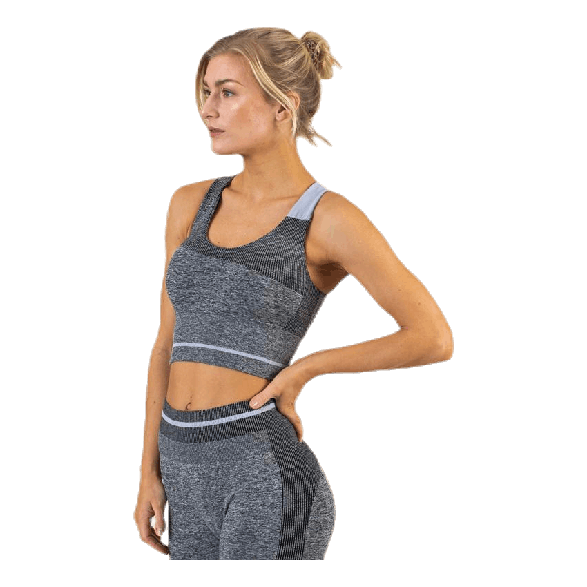 Halley Seamless Bra Black/Grey