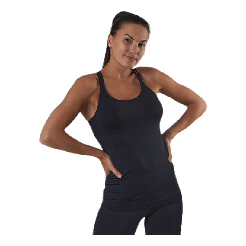 Clean Seamless Tank Top Black