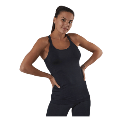 Clean Seamless Tank Top Black