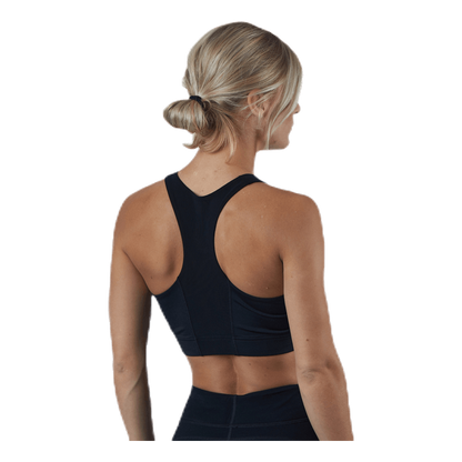 Zip Sports Bra Black