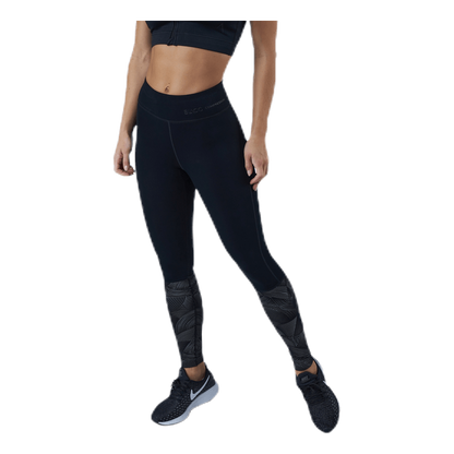 Firm Winter Compression Tights Black