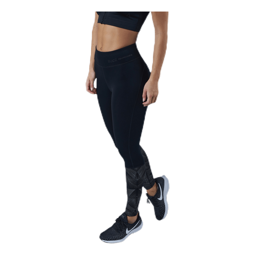 Firm Winter Compression Tights Black