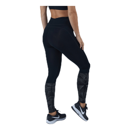 Firm Winter Compression Tights Black