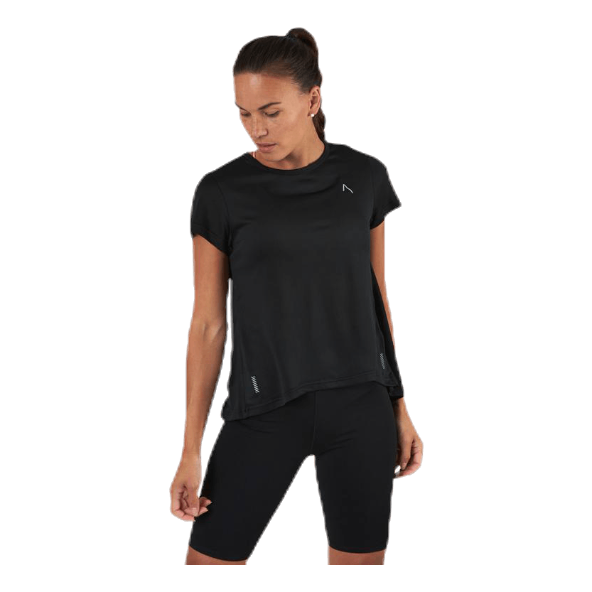 Flowing Running Tee Black