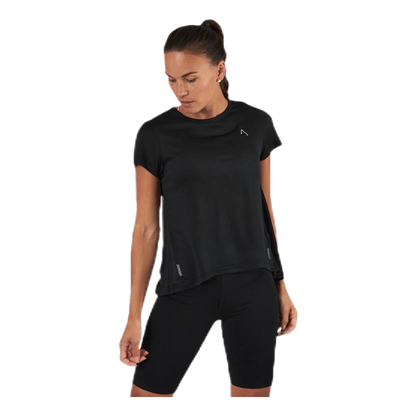 Flowing Running Tee Black