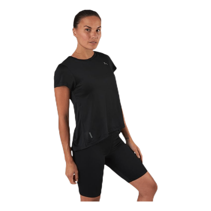 Flowing Running Tee Black