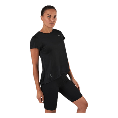 Flowing Running Tee Black