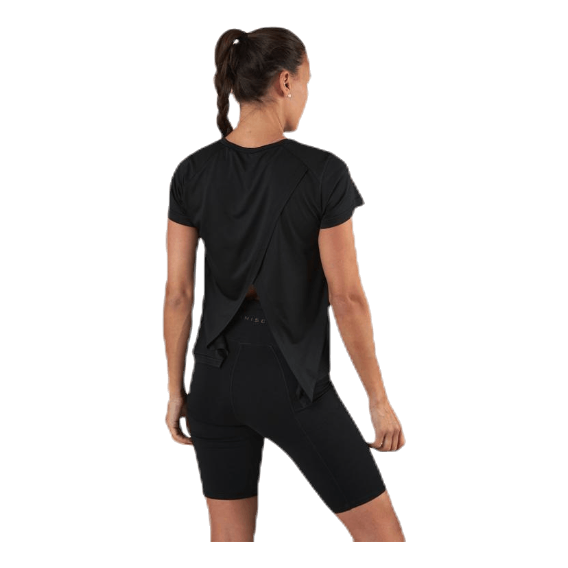 Flowing Running Tee Black