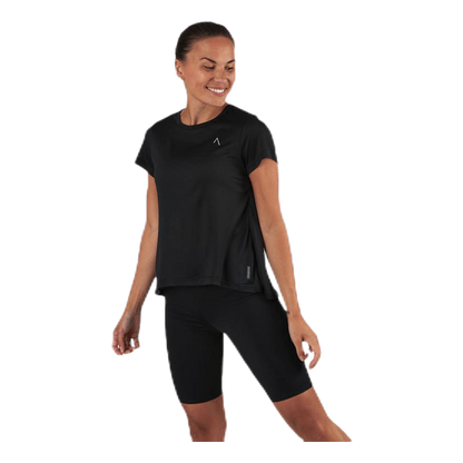 Flowing Running Tee Black