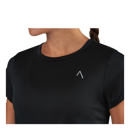 Flowing Running Tee Black