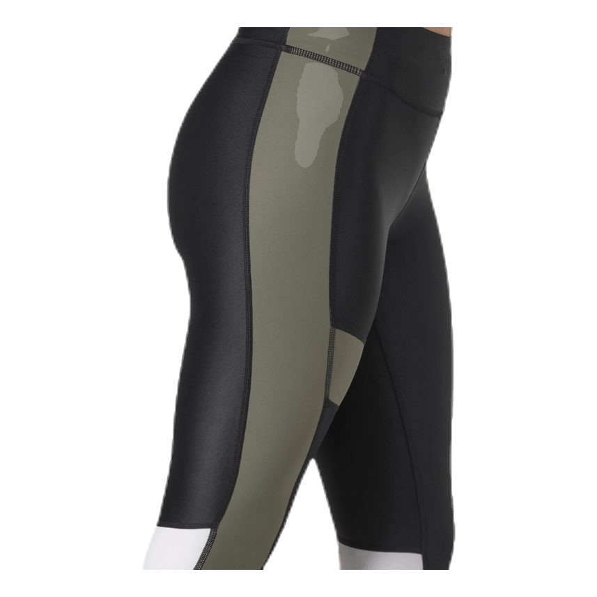 Blocked Compression Tights Green