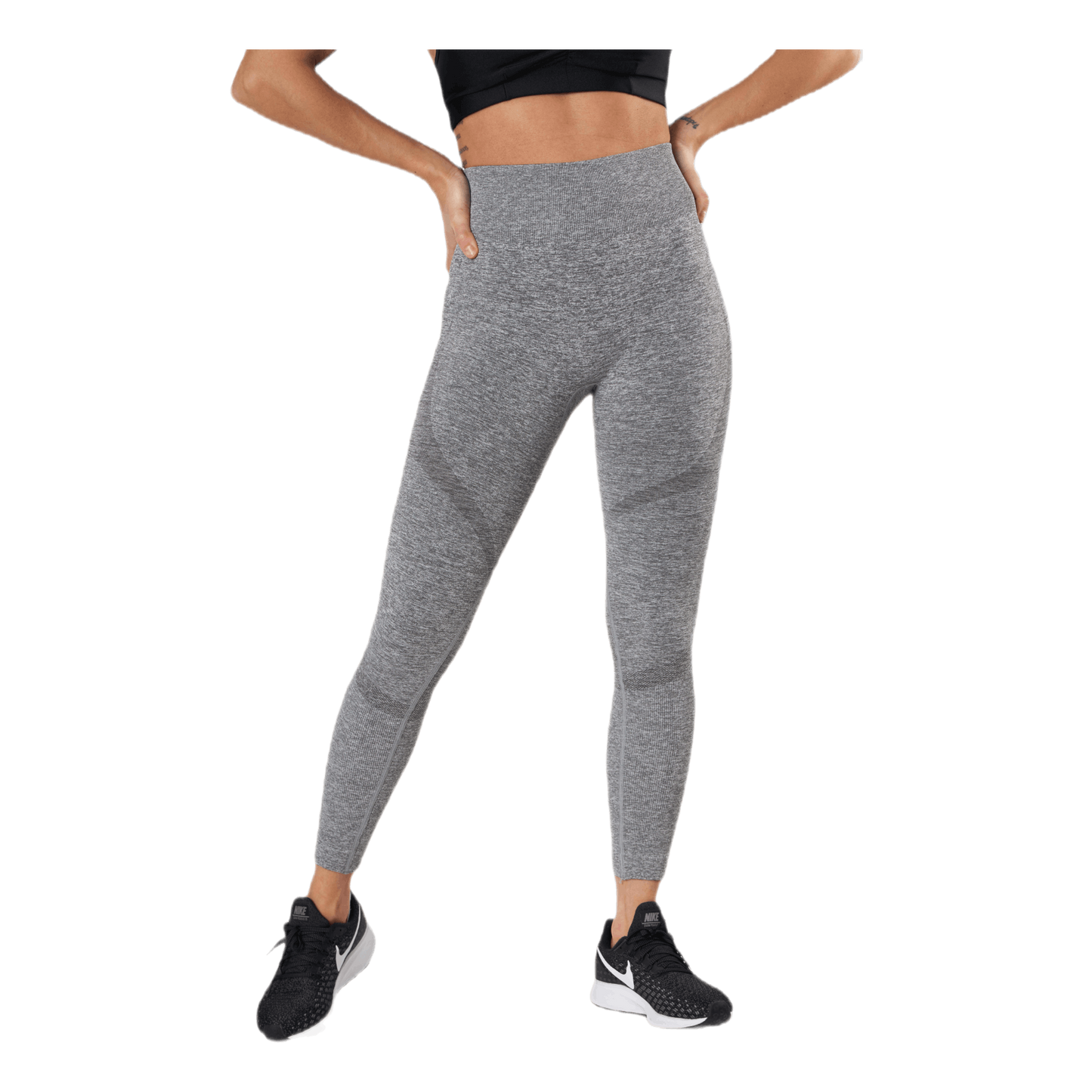 Fitness Melange Tights Grey