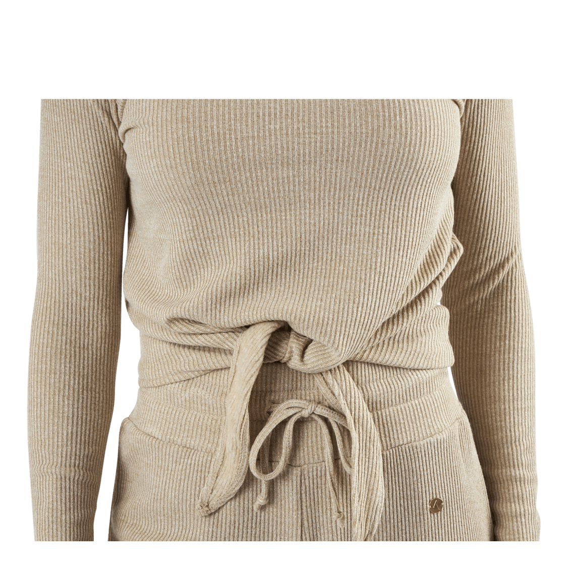 Studio Rib Sweater Beige